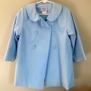 Boys 3 T Easter coat Baby blue color perfect for Easter pics or church